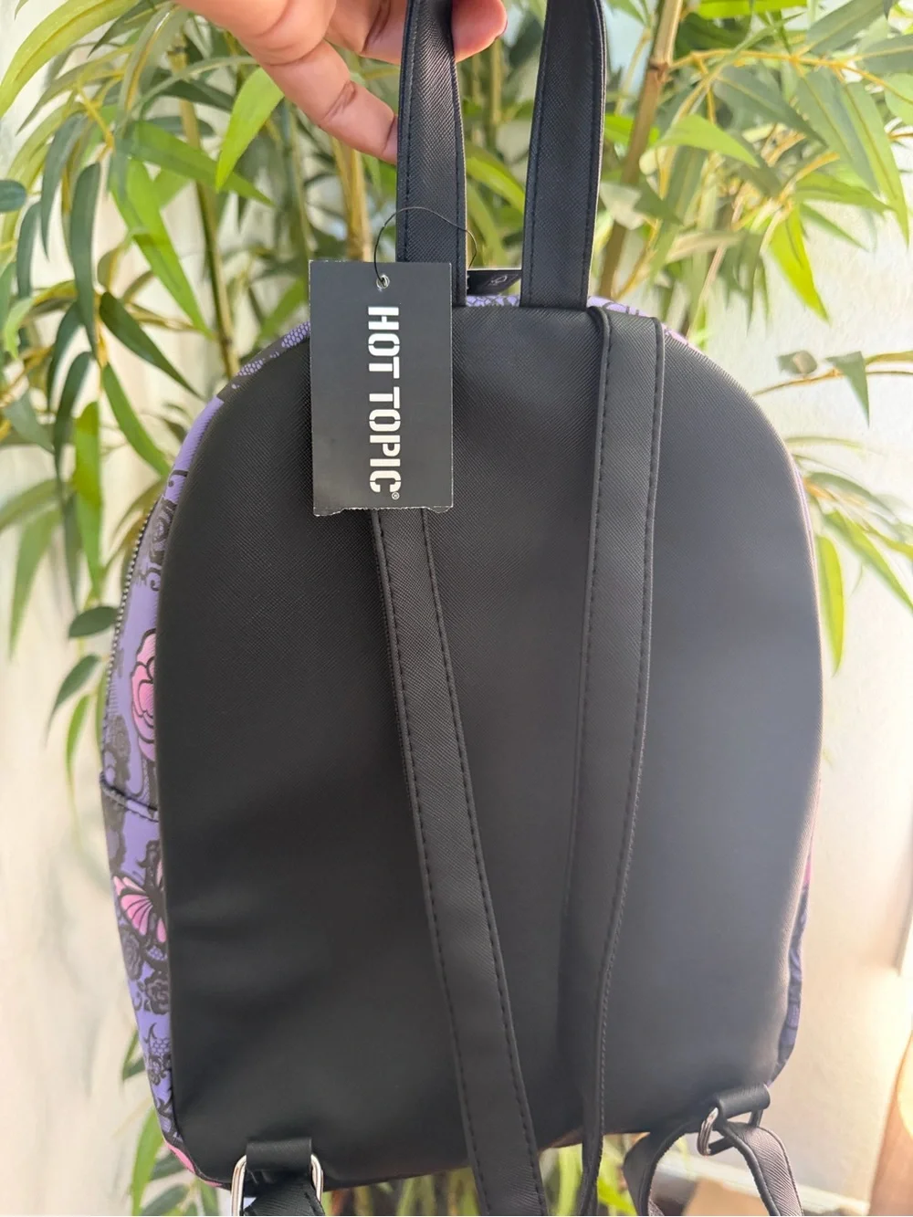 NEW Bioworld Sanrio KUROMI Butterfly Lace Mini Backpack HOT TOPIC Exclusive - Picture 5 of 7